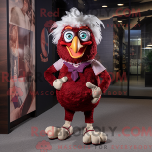 Personaje mascota de gallos...