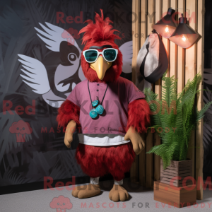 Personaje mascota de gallos...