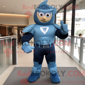 Maskotfigur av en marine...