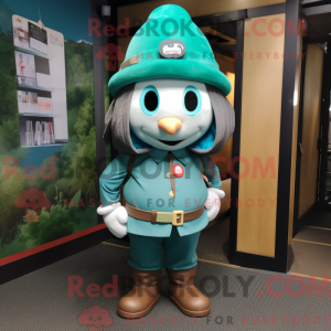 Mascot karakter van een...