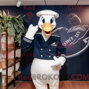 Maskottchen eines Navy Swan...