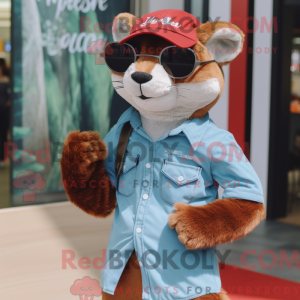 Mascot character of a Red...