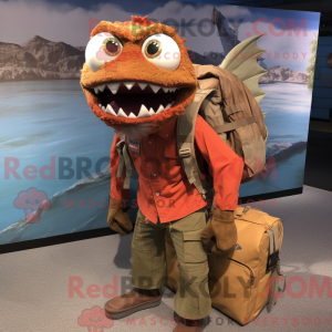 Mascot character of a Rust...