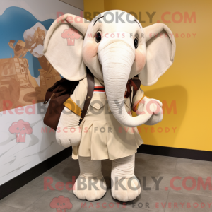 Mascottefiguur van een...