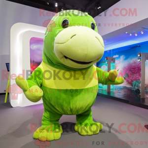 Mascot character of a Lime...