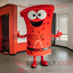 Mascot character of a Red...