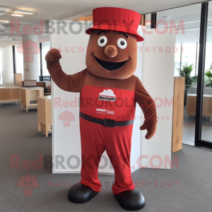 Red Chocolate Bar mascotte...