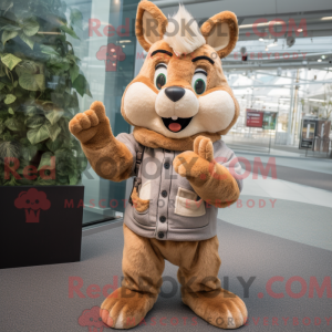 Personnage mascotte d un...