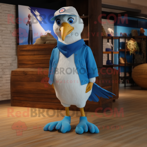 Blue Gull mascotte kostuum...