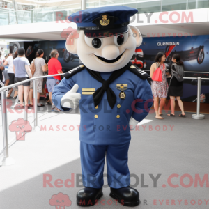 Mascot character of a Navy...