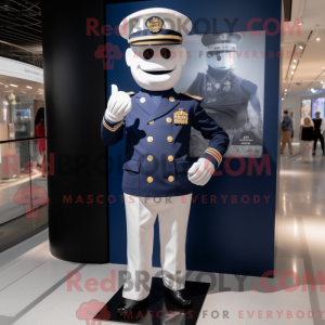 Mascot character of a Navy...
