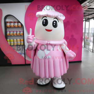 Mascot character of a Pink...