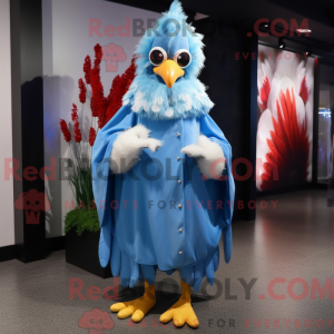 Personaje mascota de gallos...