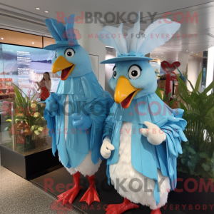 Maskot karakter af en...