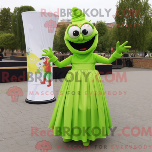 Mascot character of a Lime...