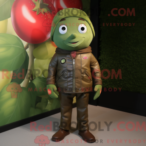 Mascot character of a Olive...