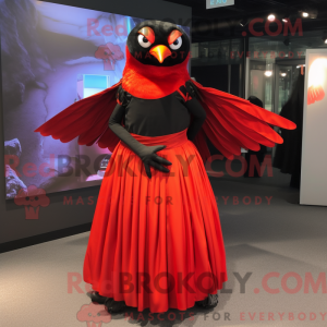 Mascot character of a Red...