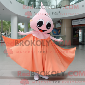 Maskotkarakter av en Peach...