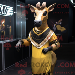 Mascot character of a Gold...
