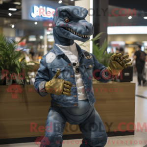 Mascot character of a Gray...