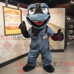 Mascot character of a Black...