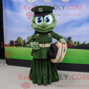 Mascot character of a Navy...