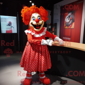 Mascot character of a Red...