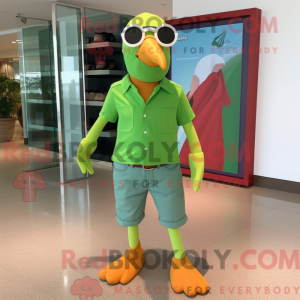 Mascottekarakter van een...