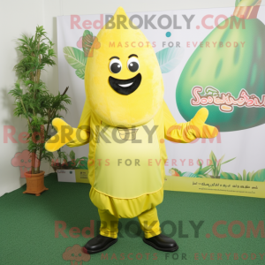 Mascot character of a Lemon...