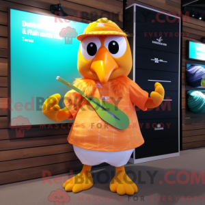 Mascot karakter van een...