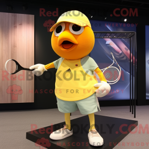 Mascot character of a Peach...