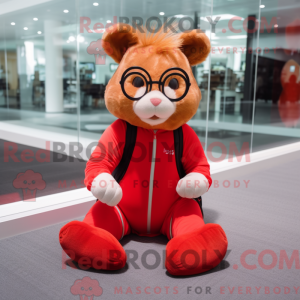 Mascot character of a Red...