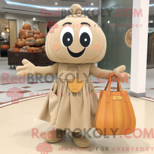 Mascot karakter van een Tan...