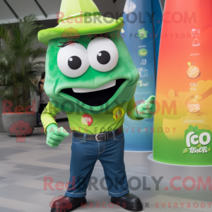 Personagem de máscara de um...