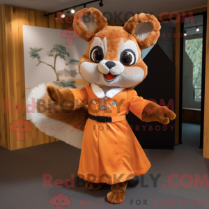 Mascot karakter van een...