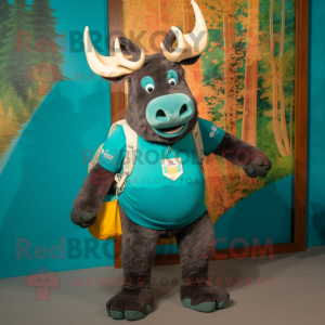 Postava maskota Teal Moose...