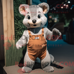 Mascot character of a Gray...