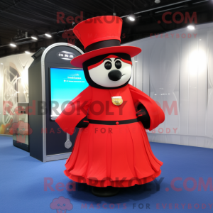 Mascot character of a Red...