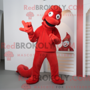 Caractere da máscara de um círculo Hydra usado com bukser e luer - Mascotes da hidra - REBROKO_420896 - RedBrokoly.com