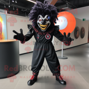 Black Evil Clown mascotte...