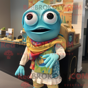 Mascot karakter van een...