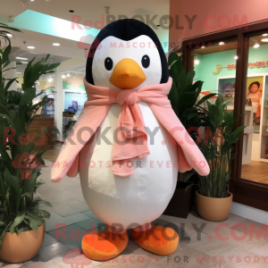Mascot character of a Peach...