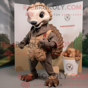 Mascot karakter van een...