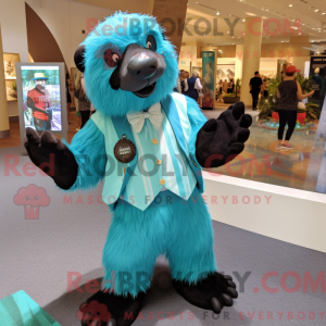 Personaje mascota de un oso...