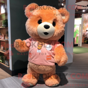 Personaje mascota de un oso...