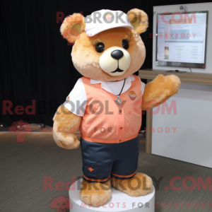 Personaje mascota de un oso...