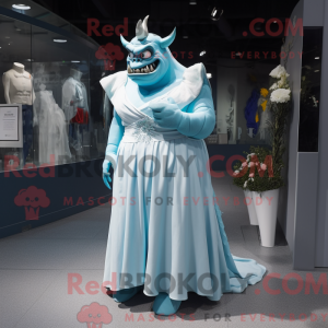 Mascot character of a Cyan...