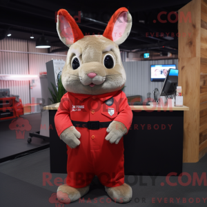 Mascot character of a Red...