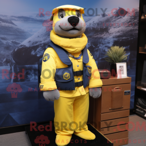 Maskottchen eines Yellow...