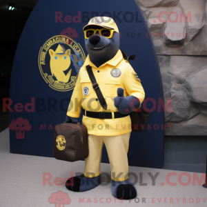 Mascottekarakter van een...
